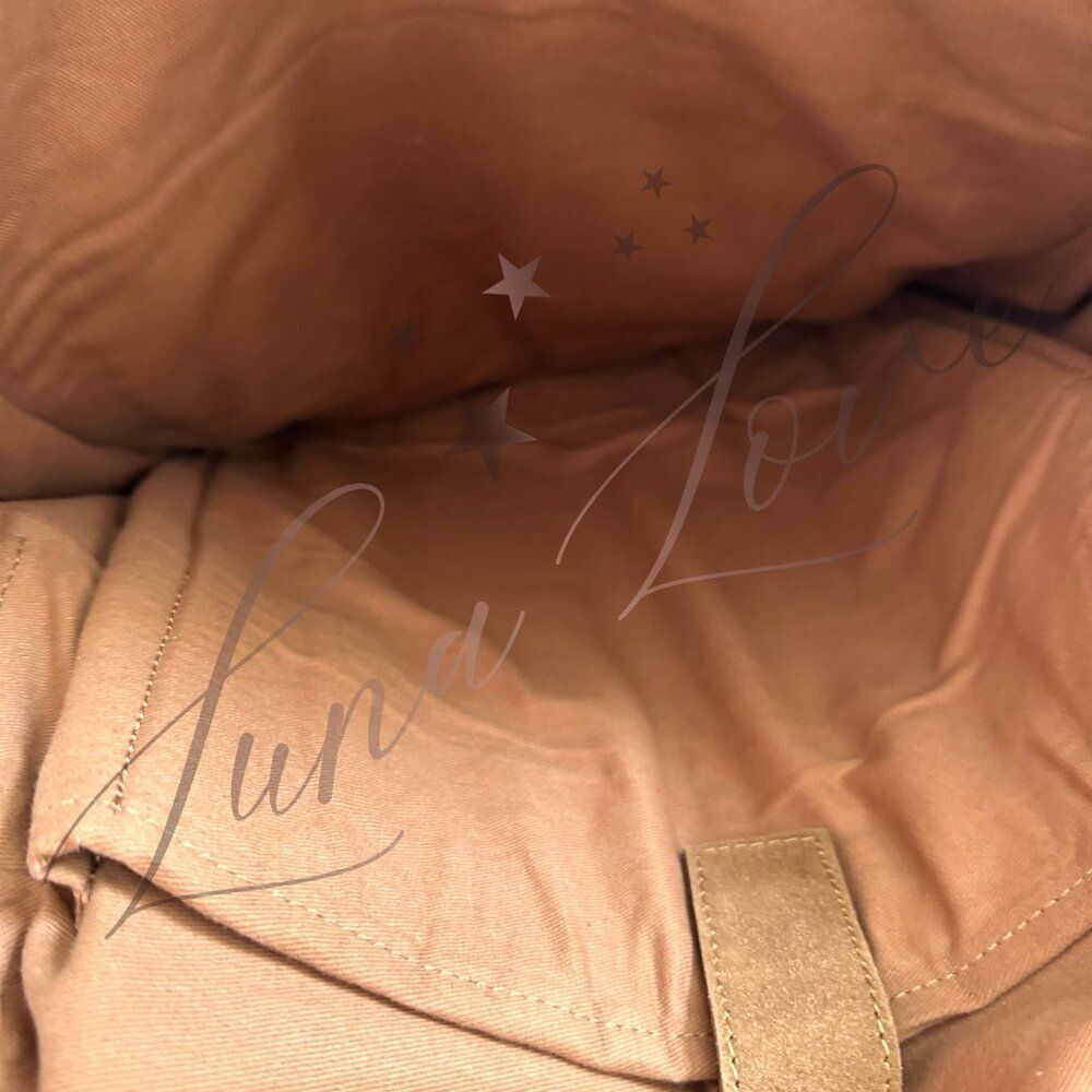 FREE PEOPLE We The Free Bexley Suede Backpack In Tan NWT - Picture 11 of 12